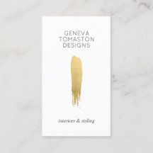 Minimalistisk Logotyp för Guld Brushstroke Designe