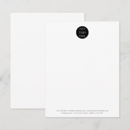 Minimalistisk Logotyp för professionell Business C Anteckningskort