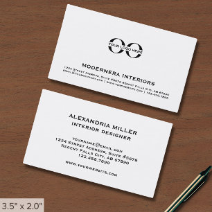 Minimalistisk Logotyp för professionell Visitkort