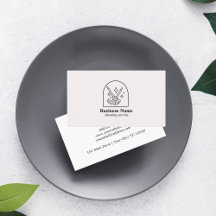 Minimalistisk logotyp för städtjänster hemma Rosa