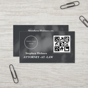 Minimalistisk logotyp för svartvit elegant visitkort