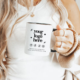 Minimalistisk Logotyp - företagsklassificering Mugg