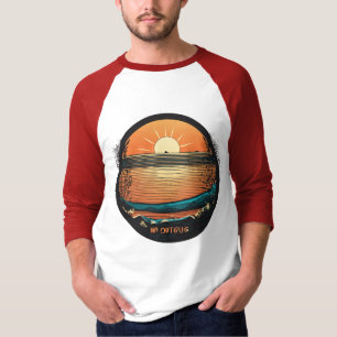 Minimalistisk Logotyp i Montastrand - Havsvattende T Shirt