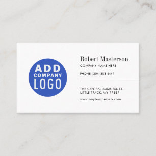 Minimalistisk logotyp modern företagsidentitet visitkort