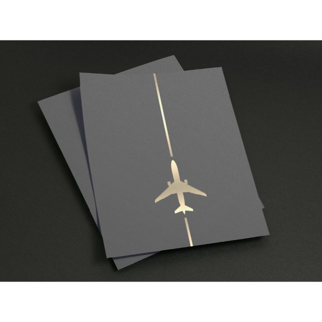 Minimalistisk luftfart reklamblad (Skapare uppladdad)