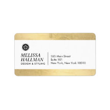 Minimalistisk Luxe Blommigt Logotyp Designer Faux