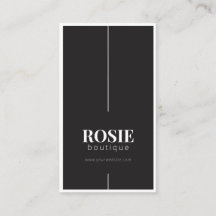 Minimalistisk Luxury Boutique Black/White