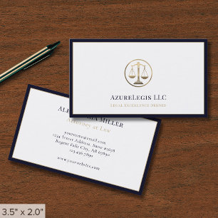 Minimalistisk luxury Legal-service Visitkort