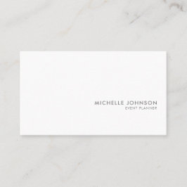 Minimalistisk lyx Boutique Black/White Visitkort