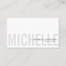Minimalistisk lyx Boutique Black/White Visitkort