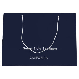 Minimalistisk lyx Boutique marblå