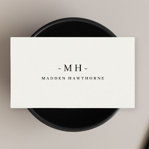 Minimalistisk lyx-Professionell Elfenbenskusten Mo Visitkort