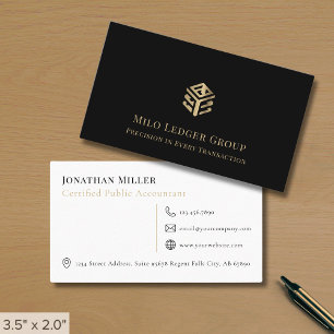 Minimalistisk Lyx Professionell Visitkort