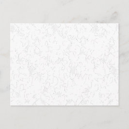 Minimalistisk lyxig blommig vykort