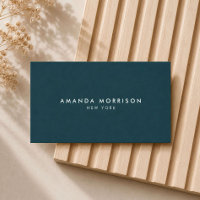 Minimalistisk Lyxig Boutique Djup Teal