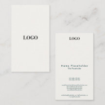 Minimalistisk lyxig företagsdesign för visitkort