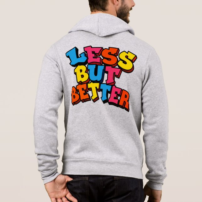 Minimalistisk Lyxig Typografi T-shirt (Baksida)