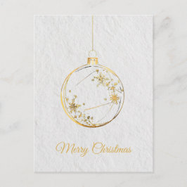 Minimalistisk lyxjulleskort helg vykort