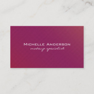 Minimalistisk Magenta Linjer Visitkort