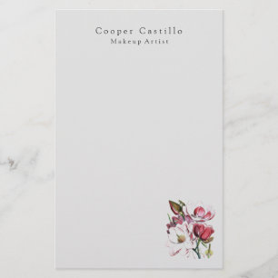 Minimalistisk Magnolias med modern enkel Professio Brevpapper