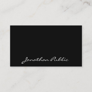Minimalistisk mall för elegant Calligraphy-skript Visitkort