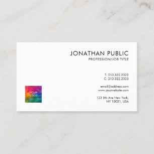 Minimalistisk mall för QR-Logotyp för företag i an Visitkort