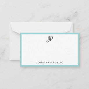 Minimalistisk mall för snyggt Calligraphy Monogram