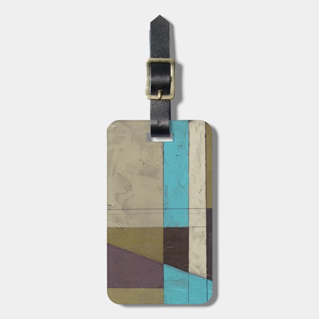 Minimalistisk målning med djupt Färg Bagagebricka (Vertikal Framsida)