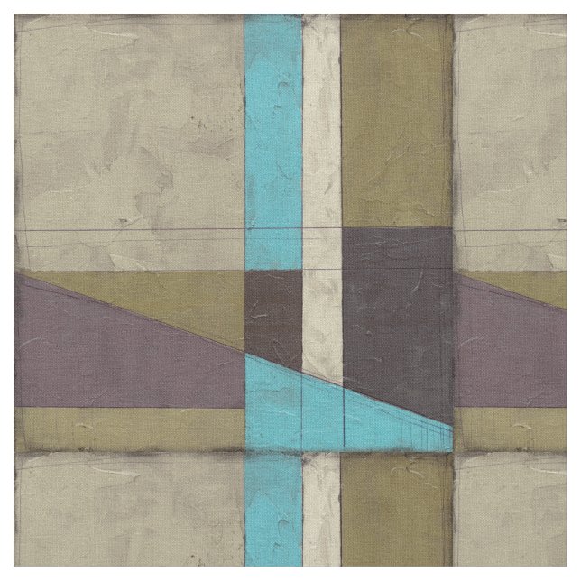 Minimalistisk målning med djupt Färg Tyg (Närbild)