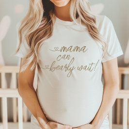 Minimalistisk Mamma kan vara att vänta tills babys T Shirt