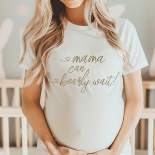 Minimalistisk Mamma kan vara att vänta tills babys T Shirt