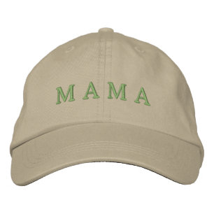 Minimalistisk Mamma-Neutralt broderade Hat Broderad Keps