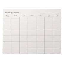 Minimalistisk månadsplanering, anpassningsbar tite