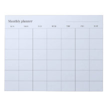 Minimalistisk månadsplanering, anpassningsbar tite