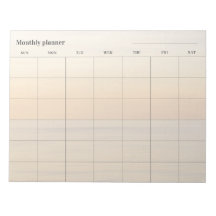 Minimalistisk månadsplanering (pastell), anpassnin