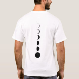Minimalistisk månfas t-shirt