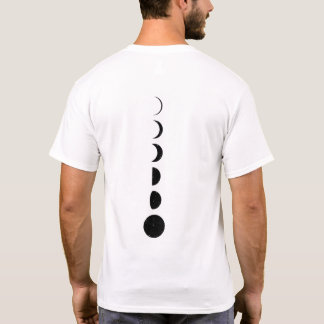 Minimalistisk månfas t-shirt
