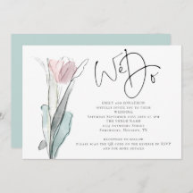 Minimalistisk manus Vi gör foto QR-kod bröllopsinb