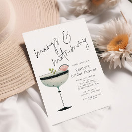 Minimalistisk margs- och matrisMöhippa Inbjudningar