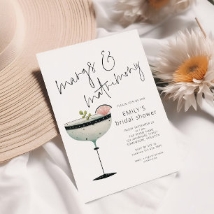 Minimalistisk margs- och matrisMöhippa Inbjudningar