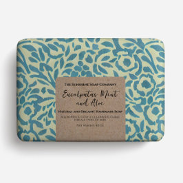 Minimalistisk märkning av Kraft Stil Soap-förpackn Fraktsedel