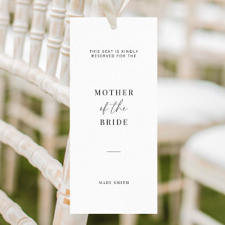 Minimalistisk Märkre med reserverad sittplats i Br