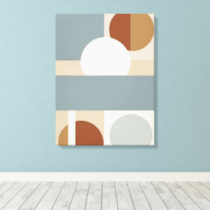 Minimalistisk, matemisk Abstrakt Canvastryck