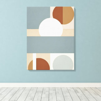 Minimalistisk, matemisk Abstrakt Canvastryck