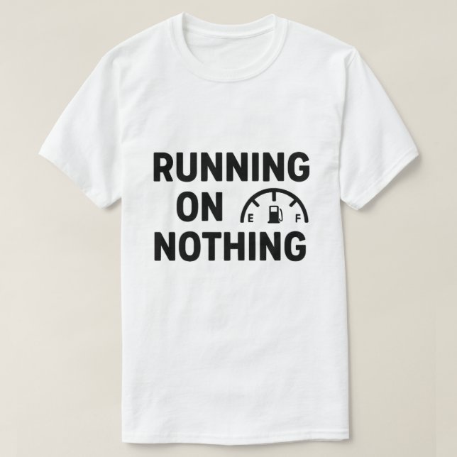 Minimalistisk Meme Energidesign T Shirt (Design framsida)