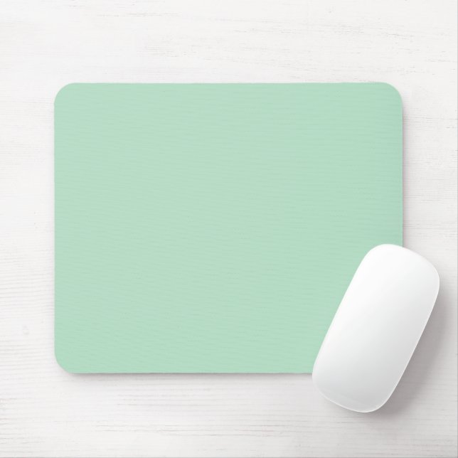 Minimalistisk Mint-Grönt-musknapp Musmatta (Med mus)