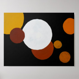 Minimalistisk mitten av seklets geometrisk konst poster