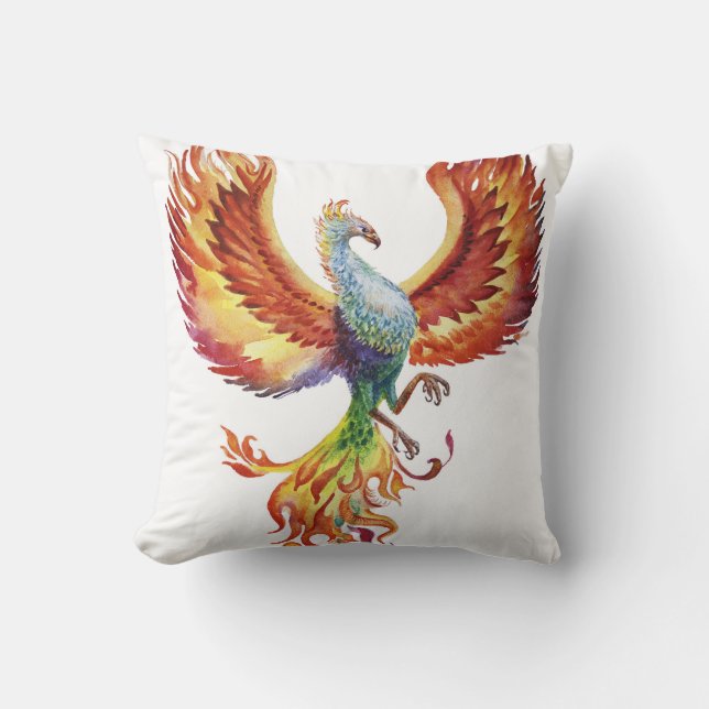 Minimalistisk Mode-kvinna, svart linjegrafik. Kudde (Framsida)