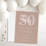 Minimalistisk modern 50:e Födelsedagsfest inbjudan<br><div class="desc">Denna minimalistiska typografi 50:e födelsedagsfest inbjudan är perfekt för en modern födelsedagsfest. Den enkla designen har klassisk typografi med modern känsla. Anpassade i alla färg. Behålla designen minimal och elegant, som den är, eller anpassa den genom att lägga till egna bilder och teckningar. Om du vill göra en mer avancerad...</div>