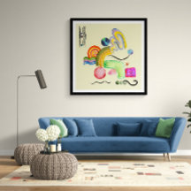 Minimalistisk modern Abstrakt Art